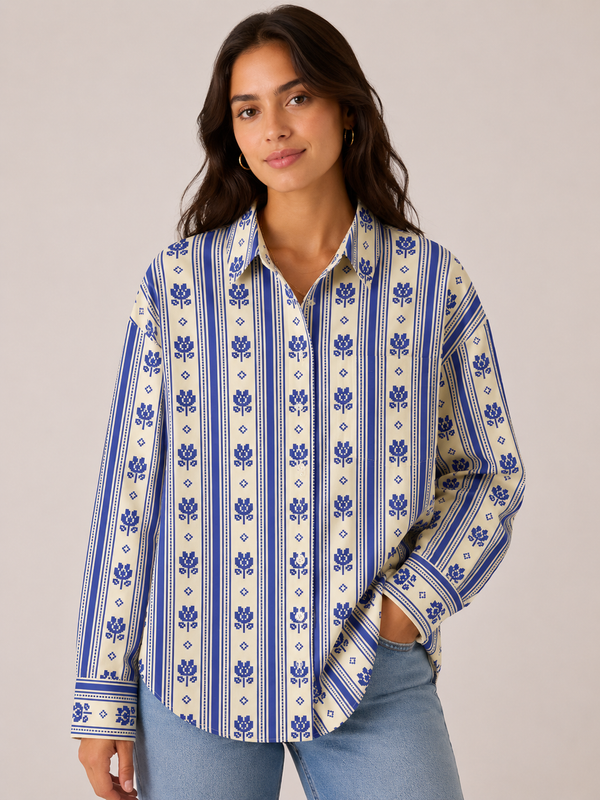 INDIGO HERITAGE STRIPE