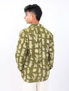 Harita hand block printed cotton shirt back view