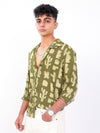Harita hand block printed cotton shirtfront stylists view