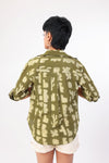 Harita hand block printed cotton shirt back view